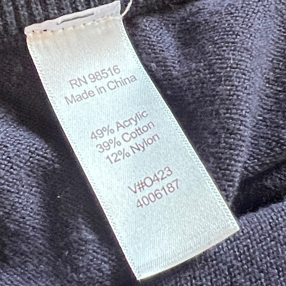 Coldwater Creek Navy Slip On Pant - Picture 7 of 8